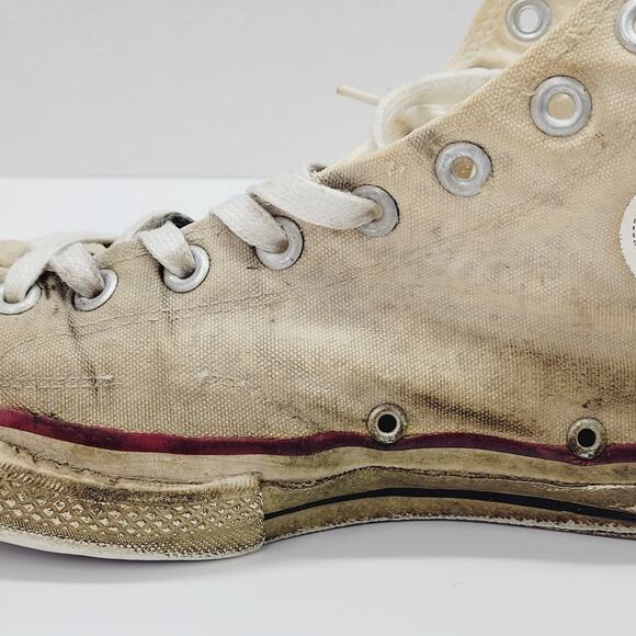 THRASHED Converse Chuck Taylor All Star Vintage 60’s 70s Blue Label USA 10 READ - Picture 9 of 16